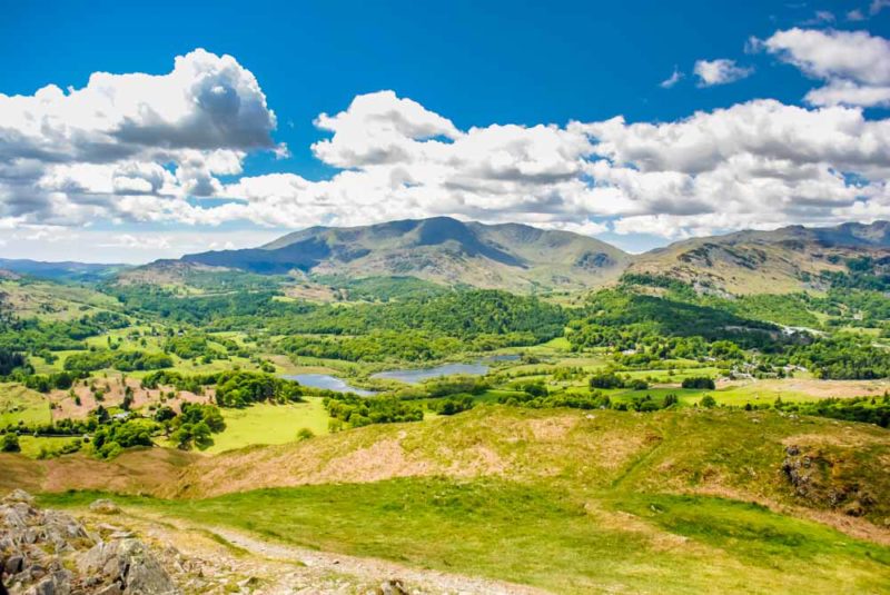 Lake District hike near Windemere, UK