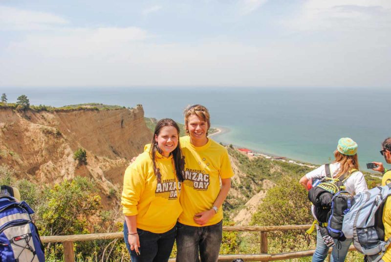 Looking down at the Sphinx at Gallipoli - us