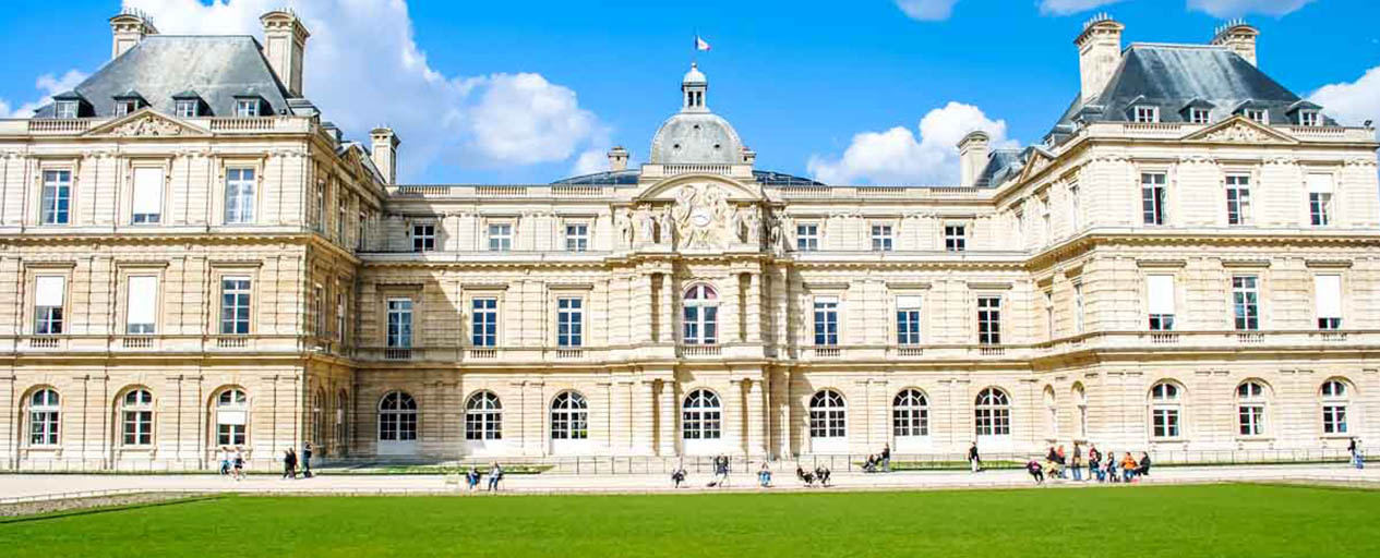 Palais du Luxembourg Paris France header