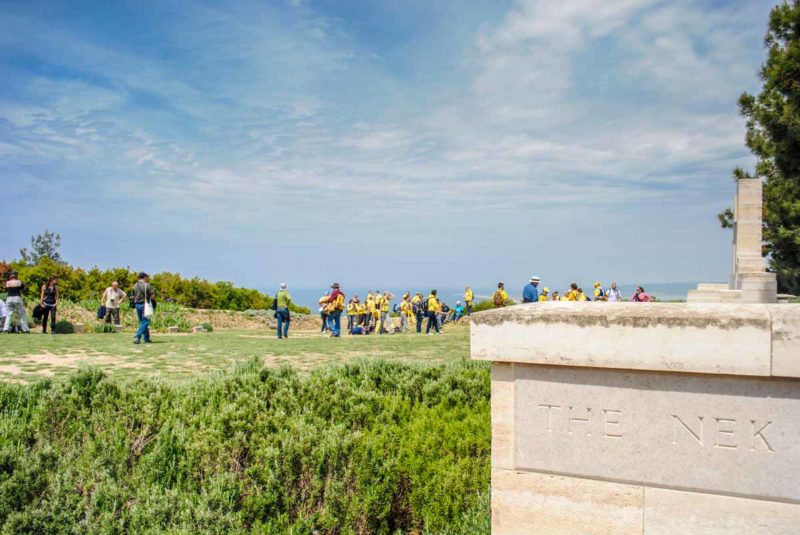 The Nek battlefield Gallipoli Turkey