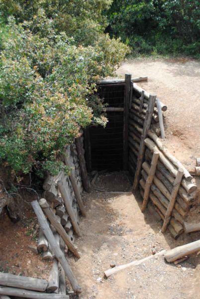 Trench at Gallipoli, Turkey