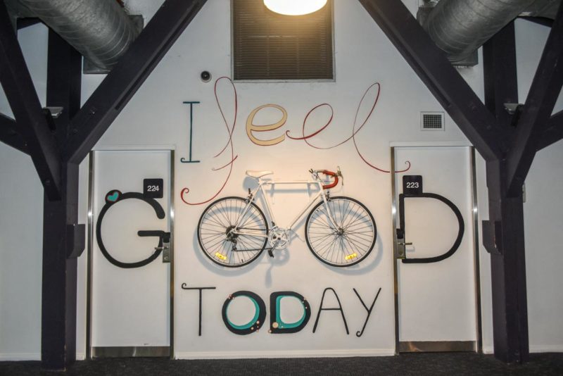 I feel good today YHA Railway Square