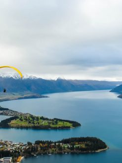 Lake Wakatipu from the Queenstown Skyride, New Zealand South Island