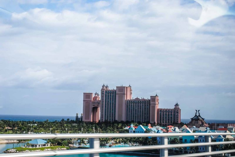 Atlantis Nassau Bahamas from the bridge