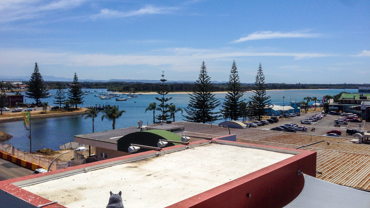 Port Macquarie from our hotel