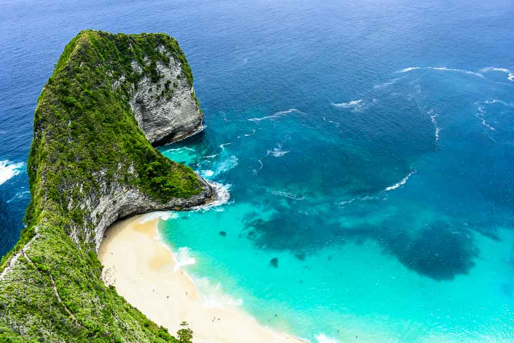 Kelingking Beach on Nusa Penida, Bali