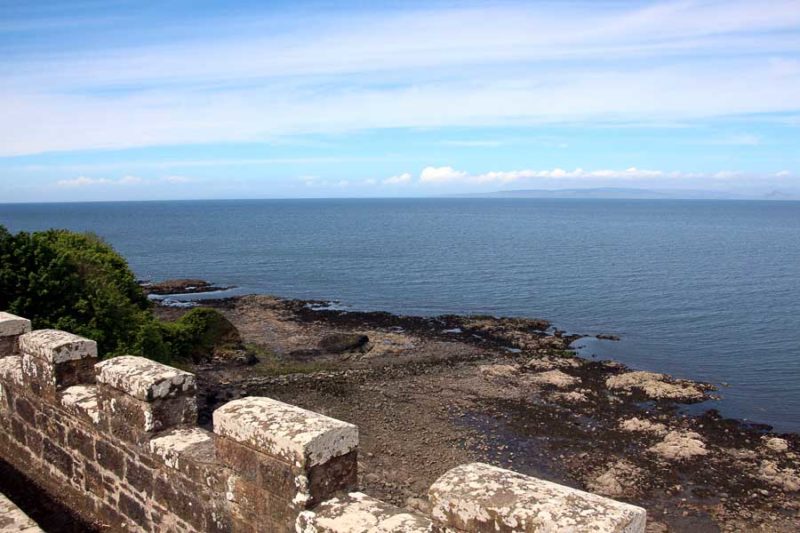 Impressive views over the water from Culzean Castle. If you have time go down and walk along the water