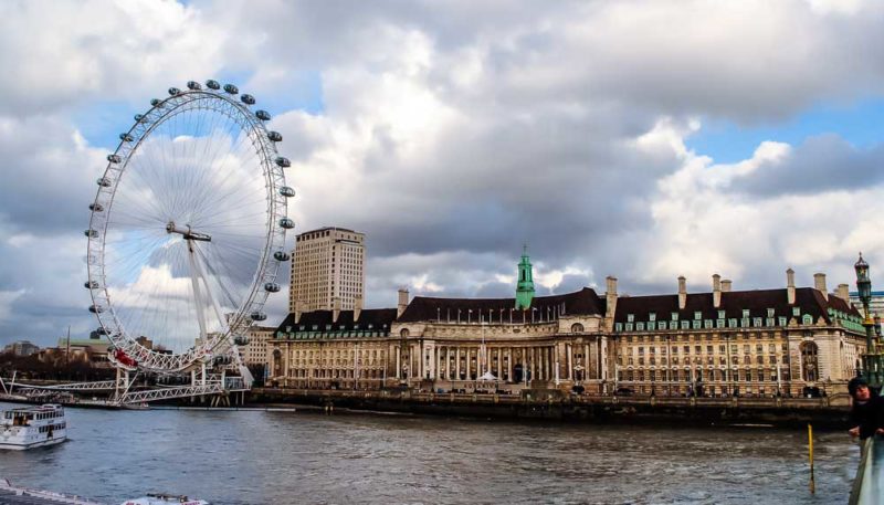 Palace of Westminster and London Eye