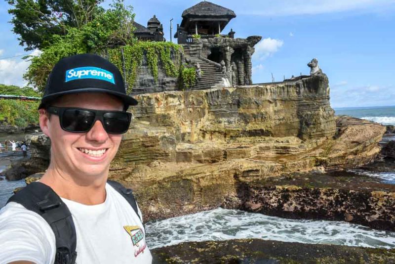 Tanah Lot from the lookout in Bali