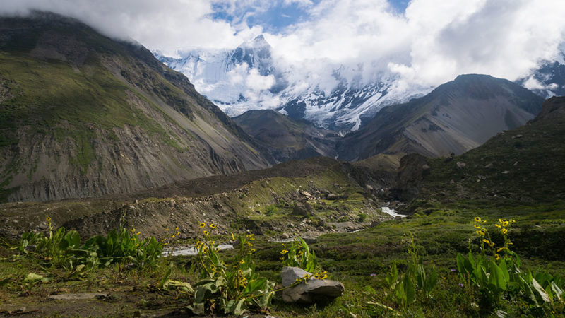 Mountains along the Annapurna Circuit Nepal