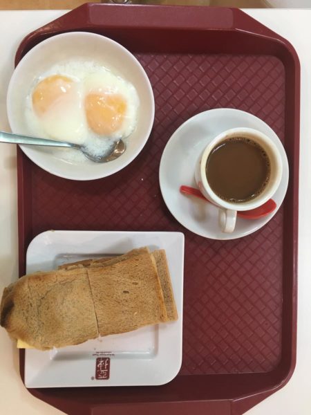 Kaya Toast set from Ya Kun in Singapore