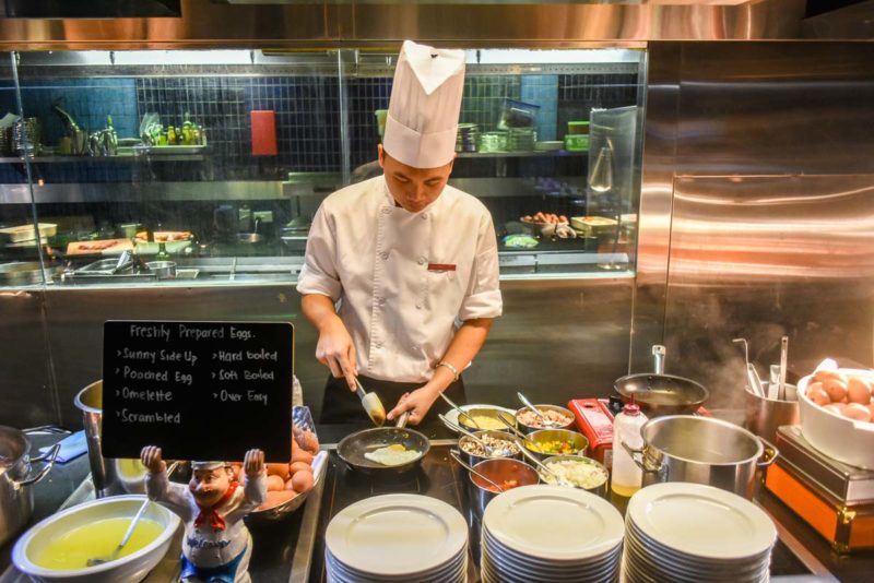 Omelette Man at Crowne Plaza Changi Airport