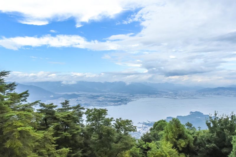 View from Mount Misen on Mount Miyajima