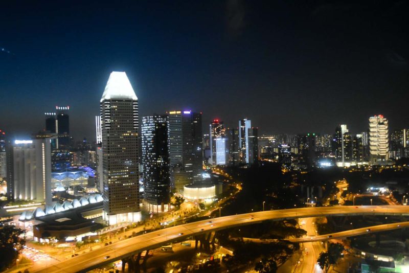 View from the Singapore Flyer