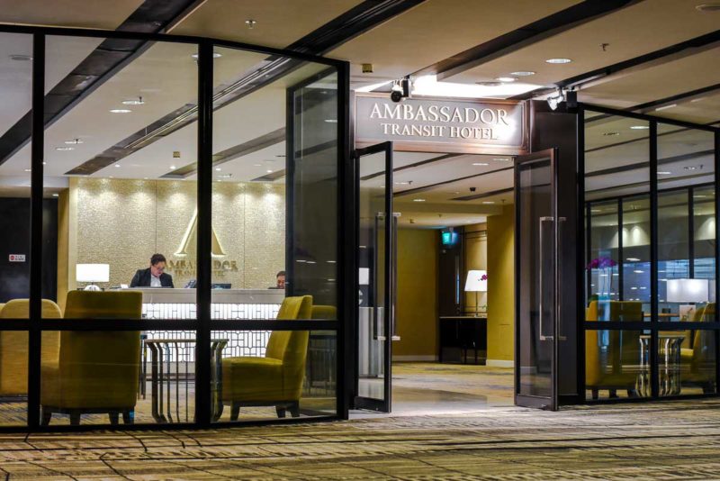 Ambassador Transit Lounge pay per use lounge at Changi Airport