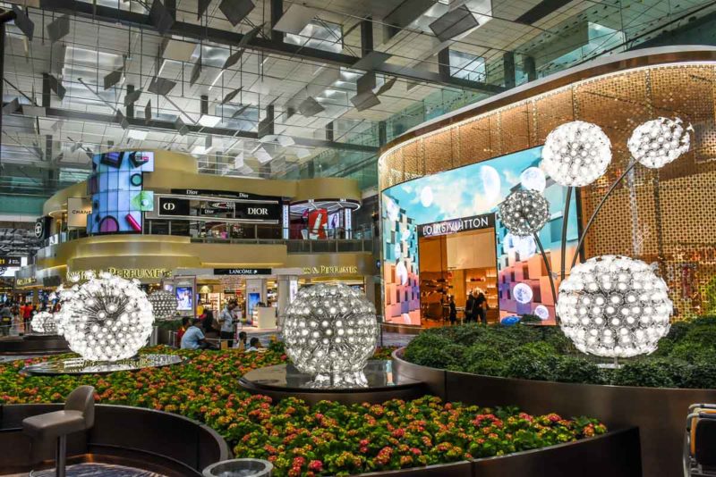 Crystal Garden at Changi Airport
