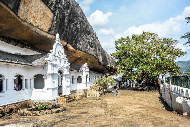 Dambulla Rock Temple - outside