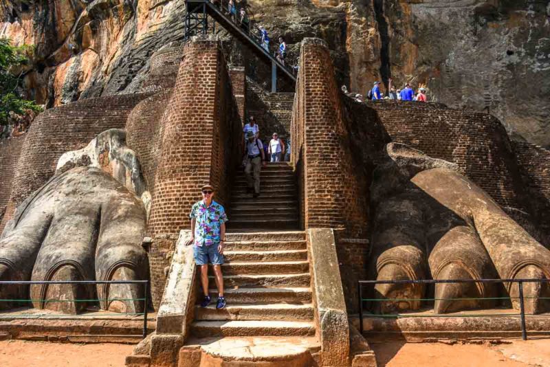 Lion Paws of Sigiriya Rock Fortress