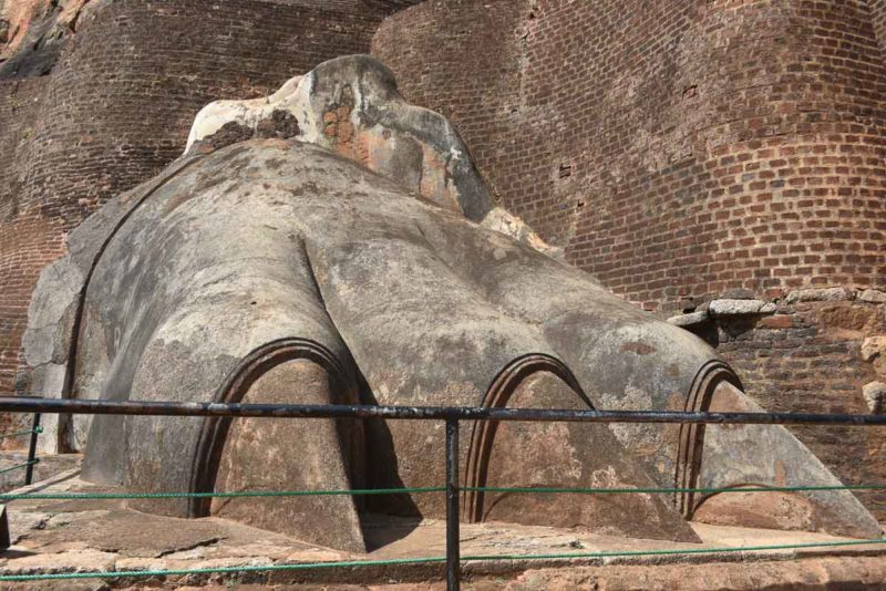 Lion Paws of Sigiriya Rock Fortress