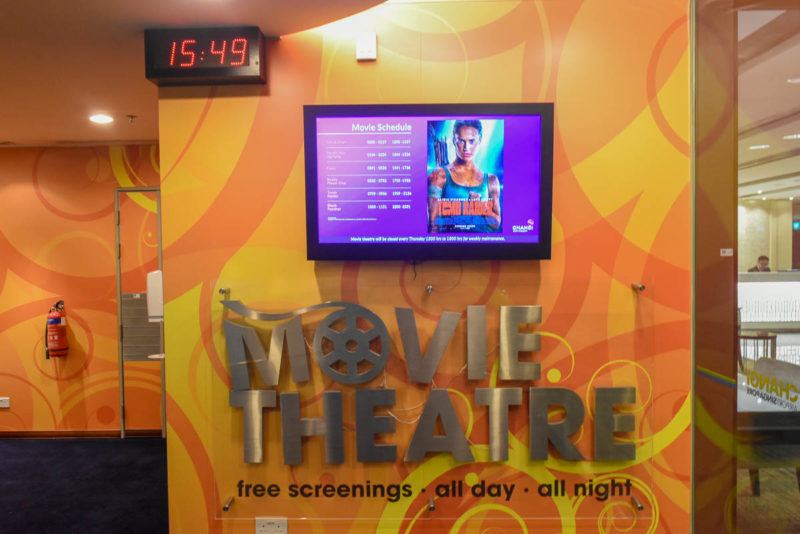 Movie theatre at Changi