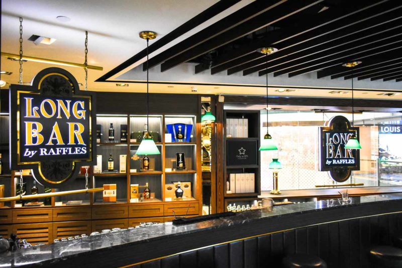 Raffles Long Bar at Changi Airport