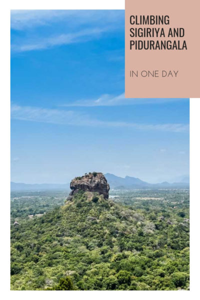 I climbed Sigiriya Rock Fortress and Pidurangala Rock Temple in the same day. For someone reasonably fit, this was easy and I'd absolutely recommend that to anyone who has the time. It was a great day learning about some of Sri Lanka's history, old kings, enjoying nature, and taking in some impressive views. #srilanka #visitsrilanka #pidurangalarocktemple #sigiriyarockfortress