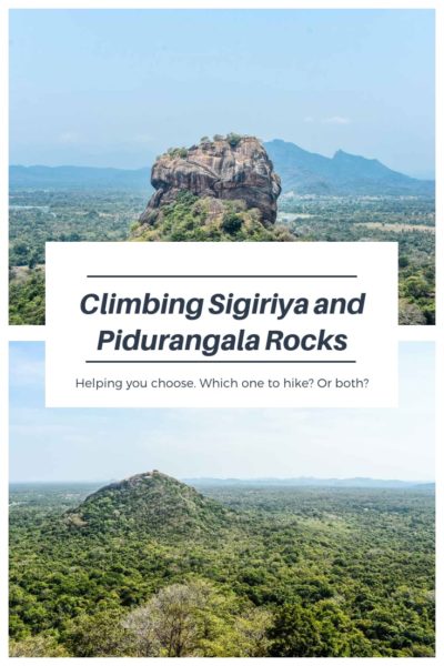 Pidurangala Rock Temple and Sigiriya Rock Fortress are both steeped in the history of Sri Lanka. Both offer impressive views and both take a similar amount of time. So why is one so much more busier than the other? I climbed both in one day so it is certainly possible. Here's how it went down so help you choose whether to visit Sigiriya, Pidurangala, or both. #sigiriyarockfortress #pidurangalarocktemple #srilanka #visitsrilanka