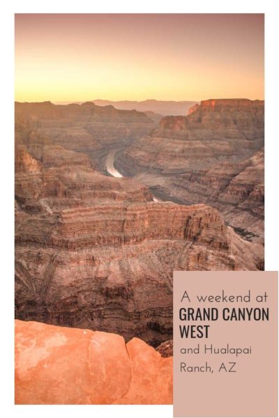 Grand Canyon West sunset. I took a weekend trip from LA to the Grand Canyon West and stayed at Hualapai Ranch. I visited the Skywalk and rode a horse from Hualapai Ranch to the canyon edge and I couldn't recommend the trip enough. #grandcanyonwest #hualapairanch #visitgrandcanyon