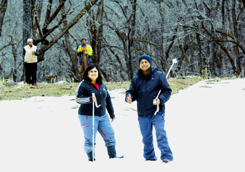 Conversations in the snow photo by TheWingedFork