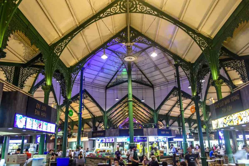 Lau Pa Sat historic hawker centre