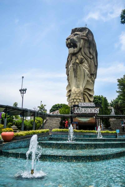 Merlion on Sontosa Island Singapore