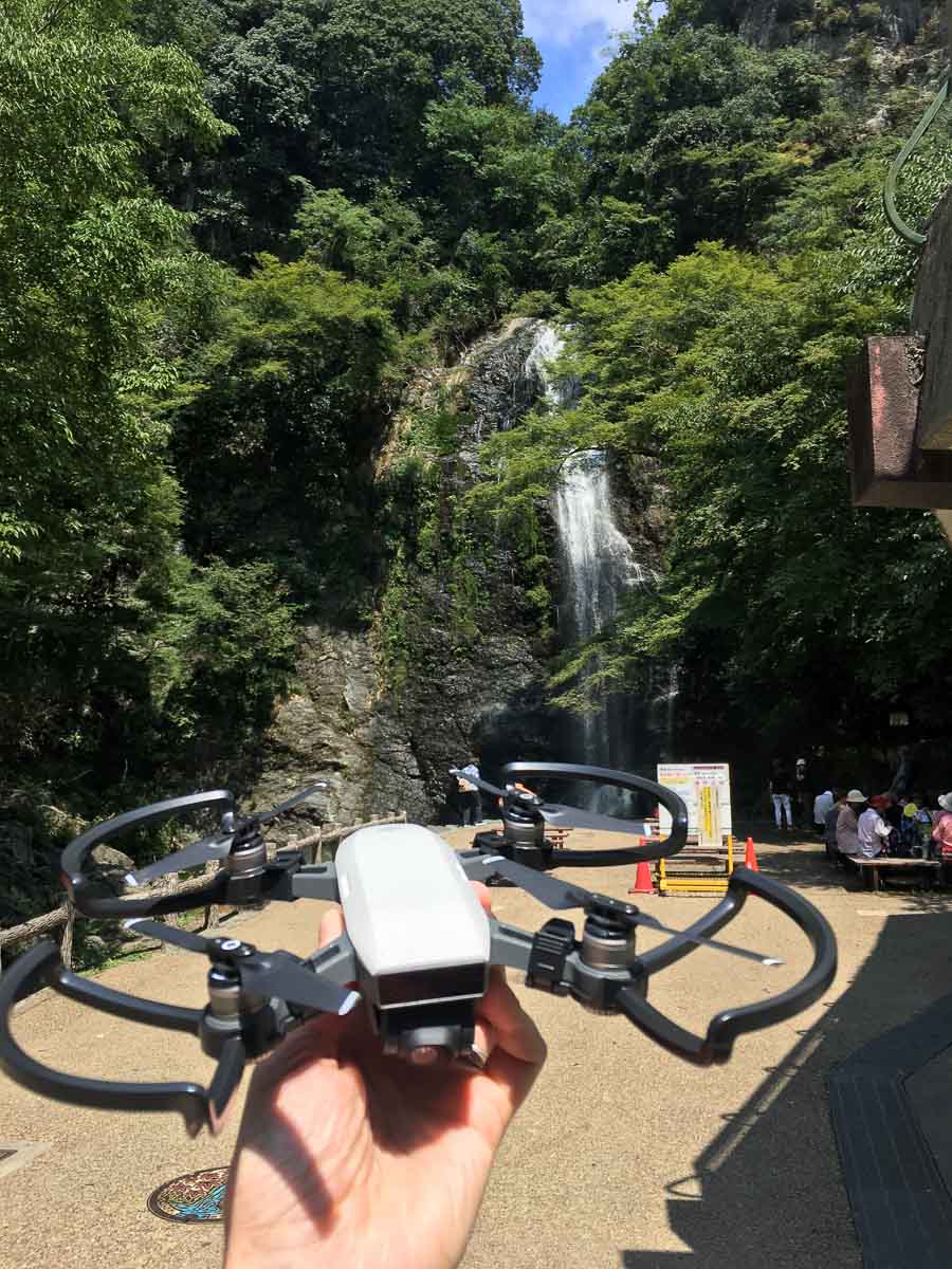 My DJI Spark at Minoo Falls Osaka