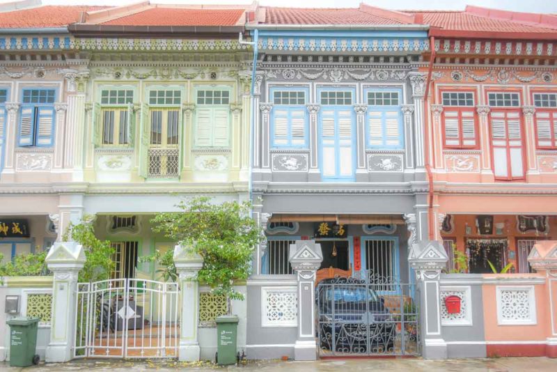 Peranakan Houses on Joo Chiat Road Singapore
