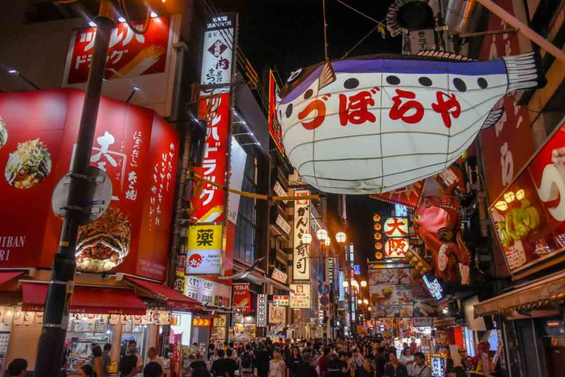 Dotonbori Street at Night, Osaka