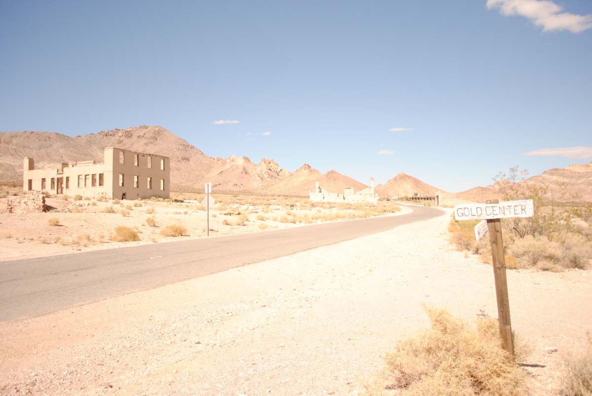 Rhyolite Ghost Town in Nevada