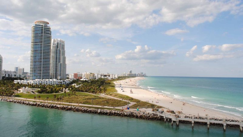 Miami Beach from the boat