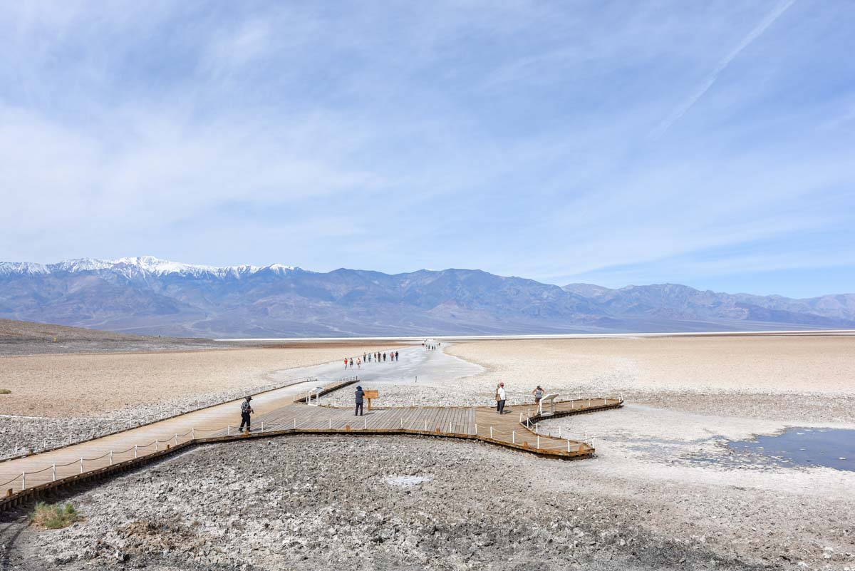 Badwater Basin from the parking lot