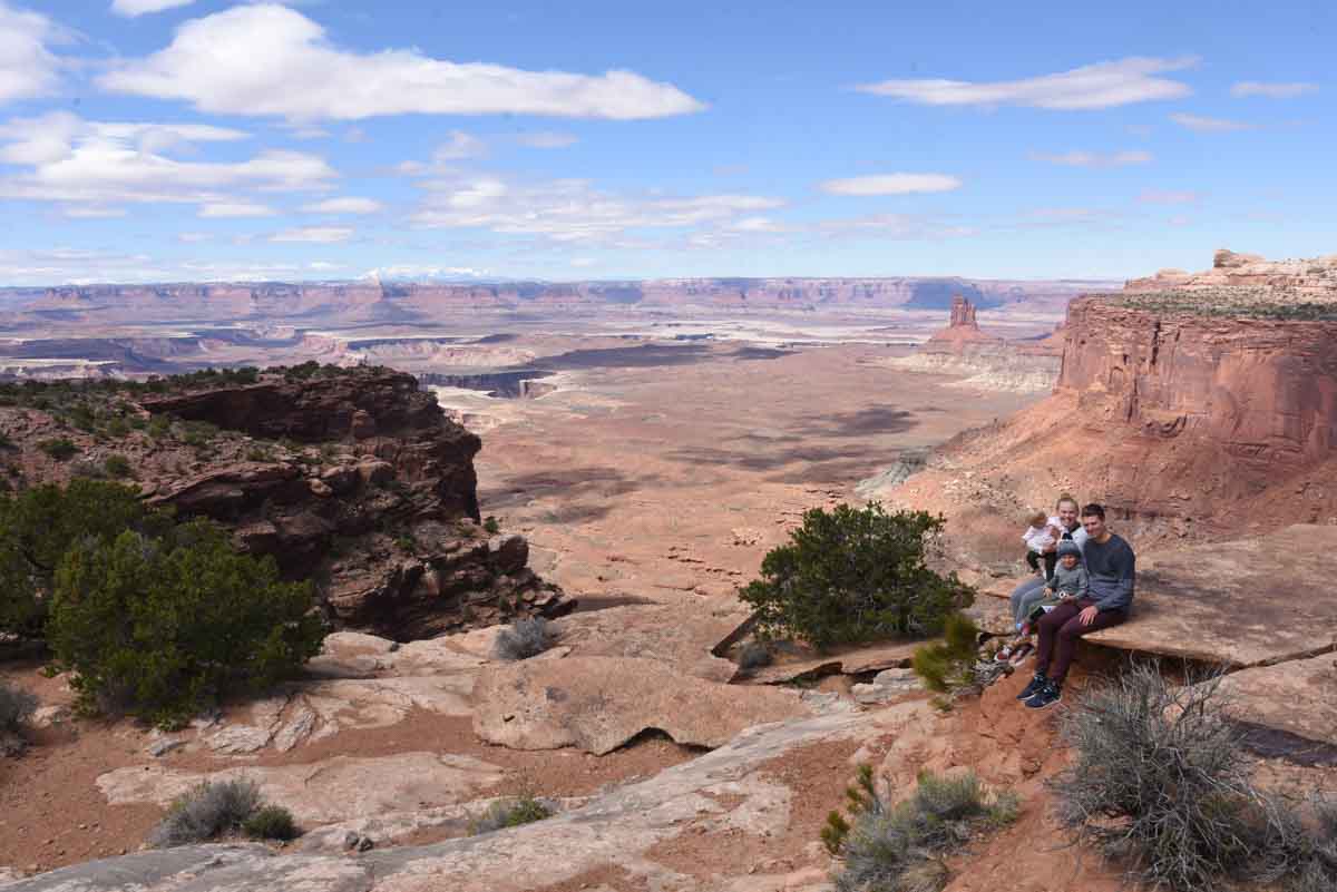 Candlestick Overlook in Canyonlands Island in the sky