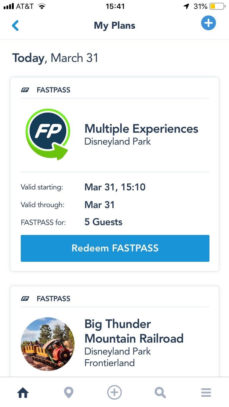 Disneyland Multiple Experience Pass