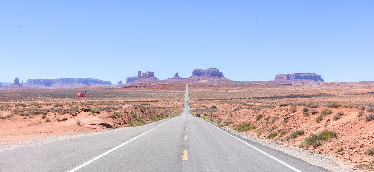 Forrest Gump Point outside of Monument Valley