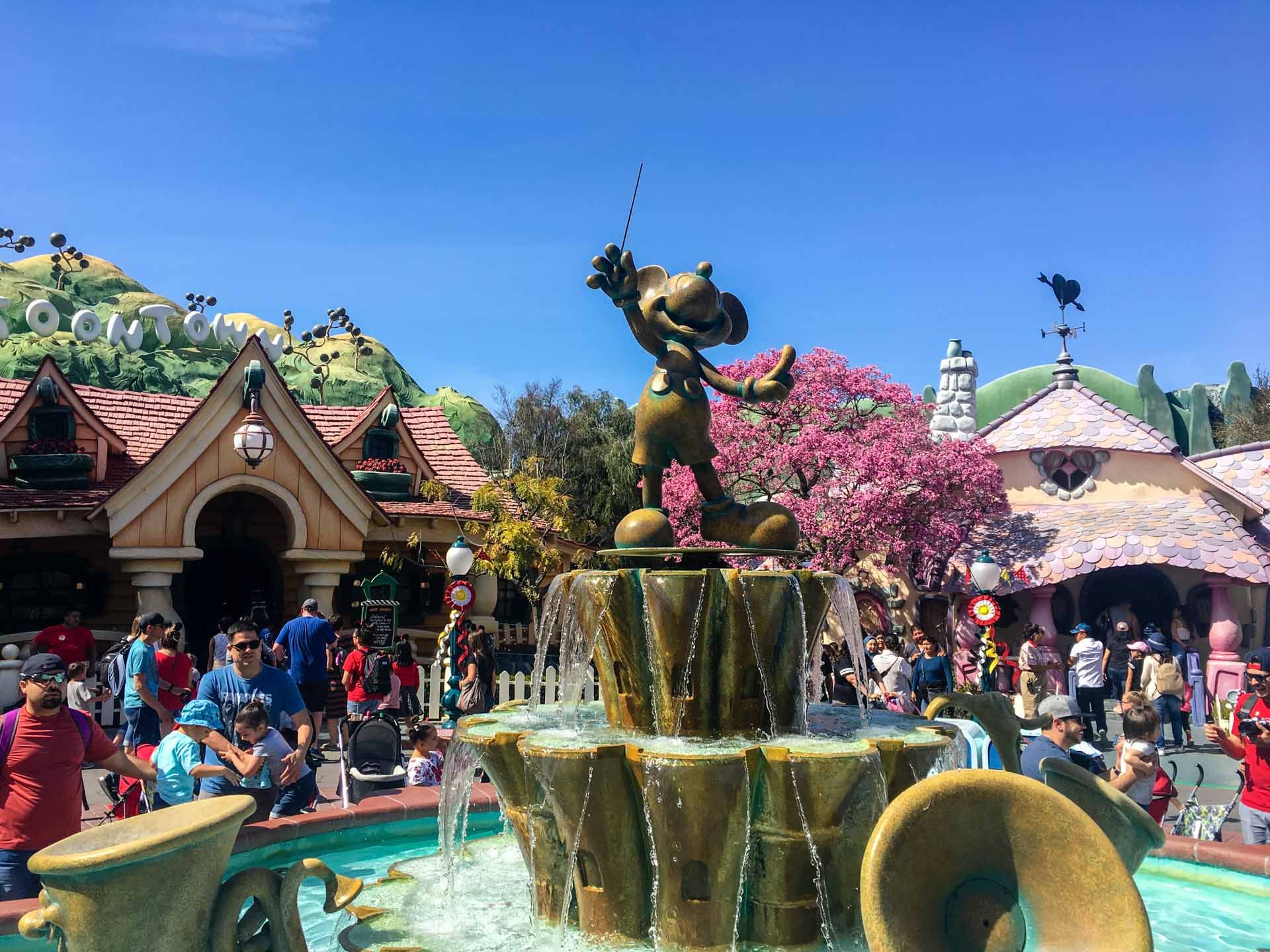 Mickey Statue in Mickey's Toontown Disneyland header