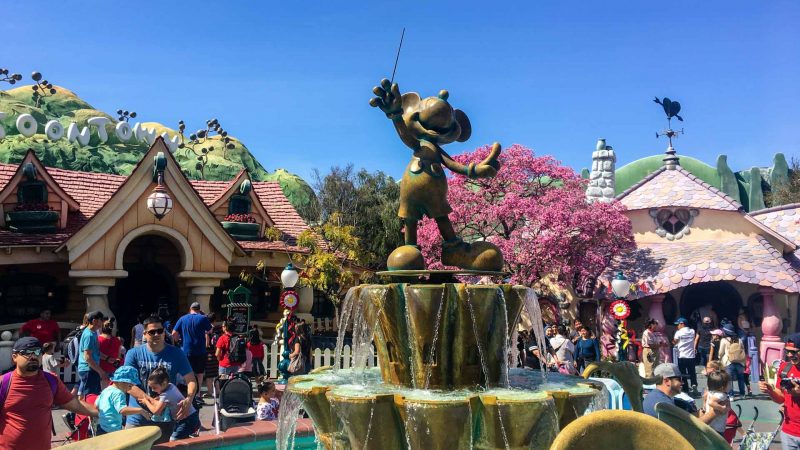 Mickey Statue in Mickey's Toontown Disneyland header