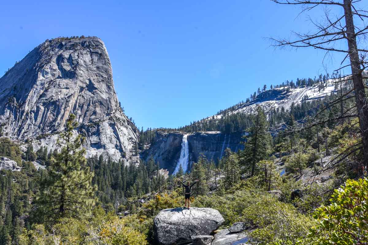 Nevada Falls from Below, Yosemite National Park