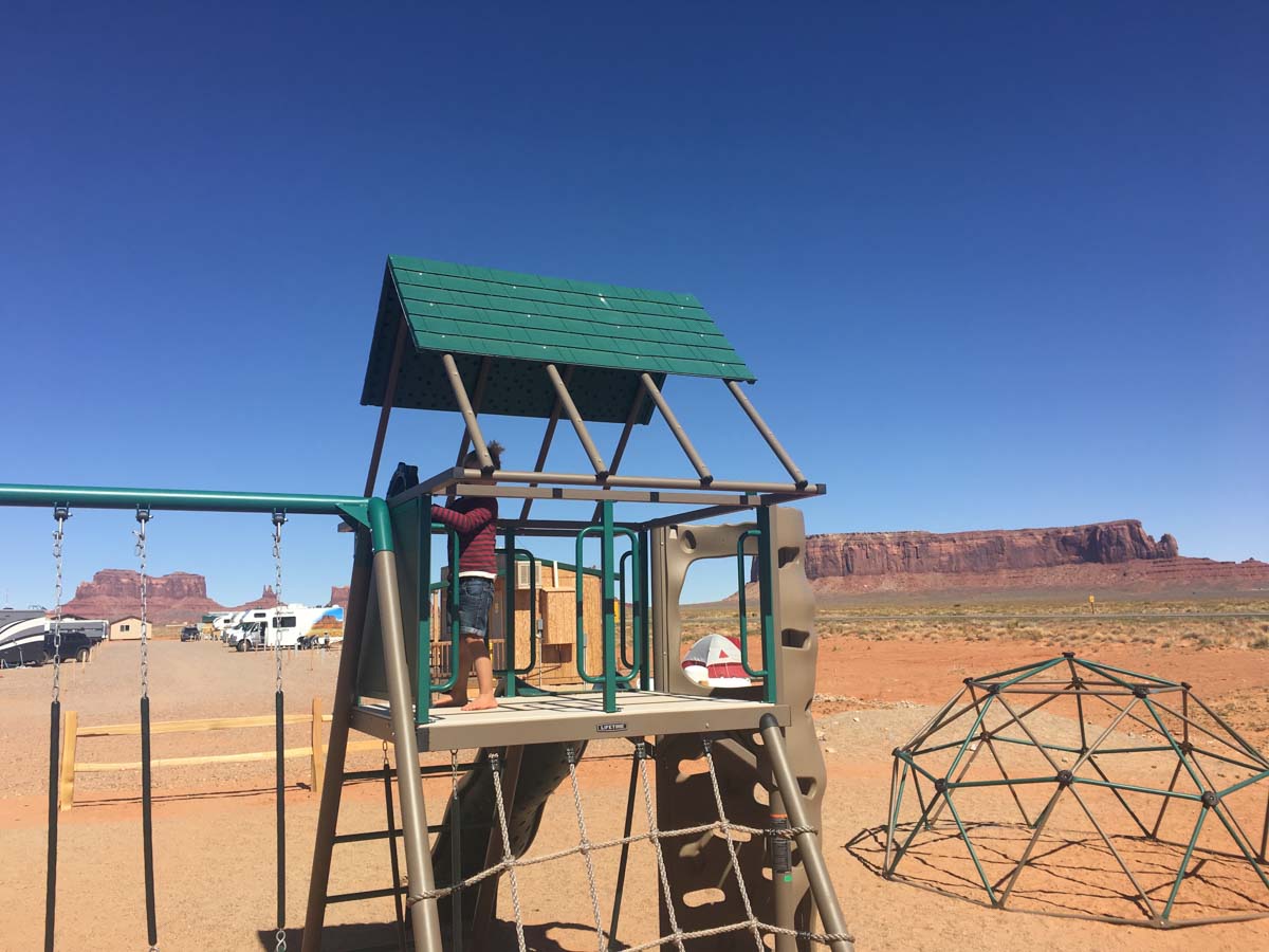 Pretty sweet spot for a play - KOA Campground