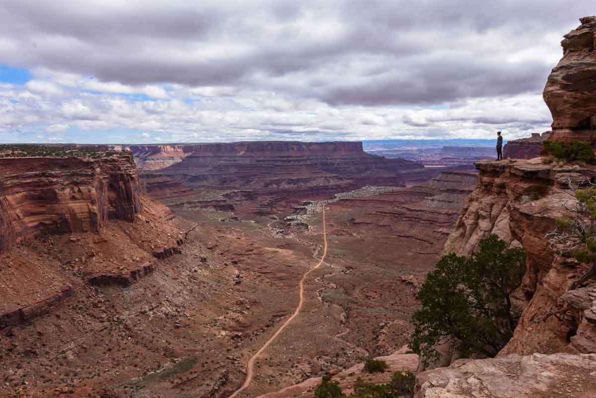 Shafer Canyon Overlook in Canyonlands Island in the sky