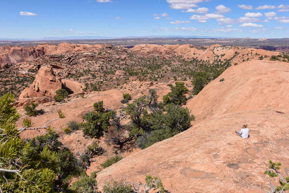View from whale Rock Canyonlands Island in the sky