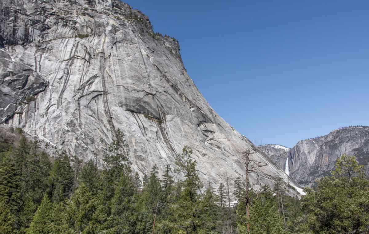 Yosemite Falls from the start of the Mist Trail