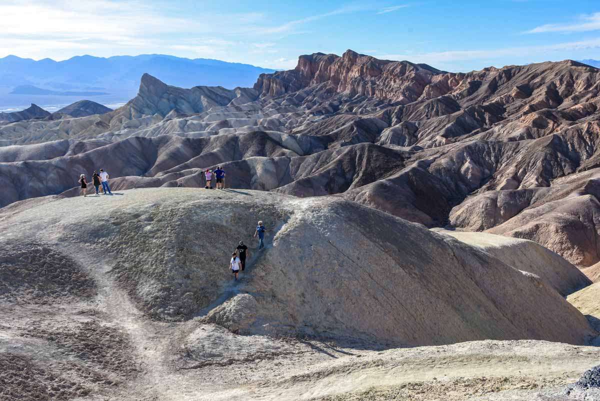 Zabriske Point in Death Valley National Park