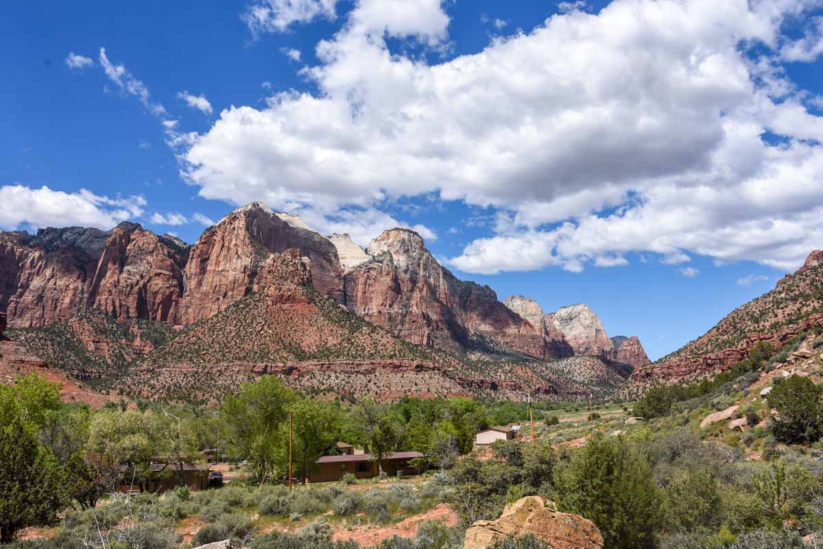 Zion Canyon along the Watchman's Trail