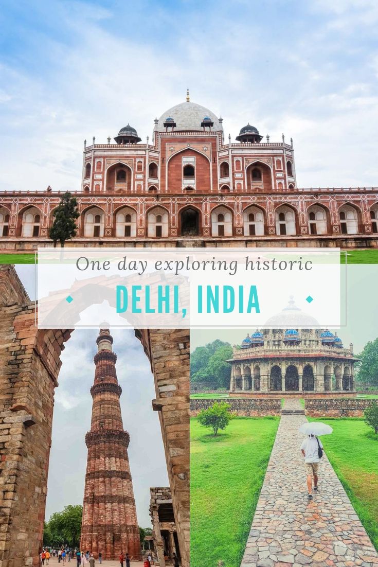 Things to do in Delhi. I spent one day in Delhi, India and saw some of Delhi's best historic sights. #incredibleindia #historicdelhi #delhiindia